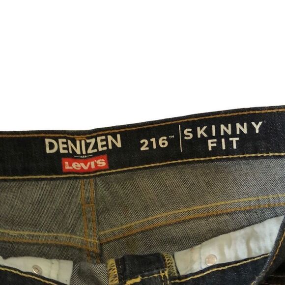 Men's 216 Denizen Levi’s Skinny Jeans 32/34 Dark Blue - Picture 6 of 8